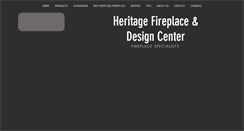 Desktop Screenshot of heritagefireplace.com