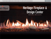Tablet Screenshot of heritagefireplace.com